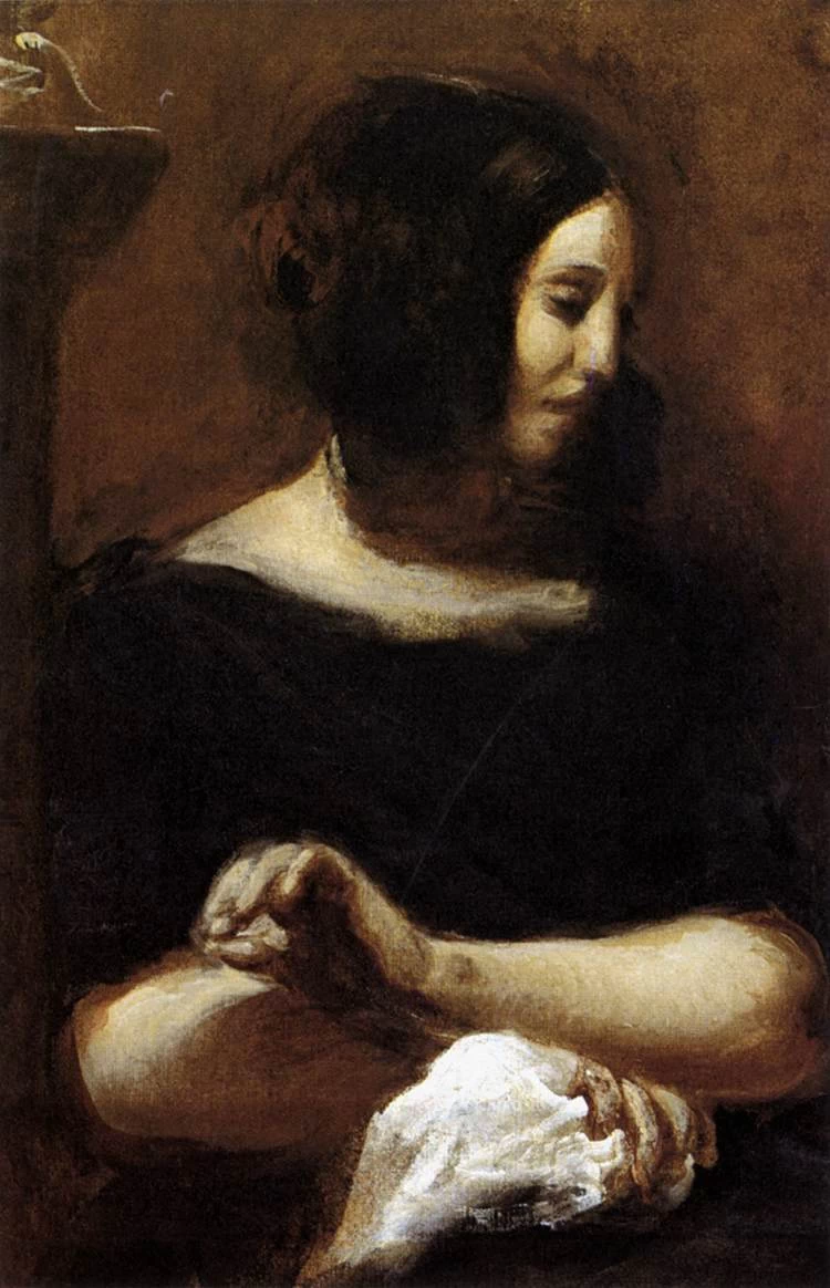 Ritratto di George Sand - Ordrupgaardsamlingen, Ordrupgaard